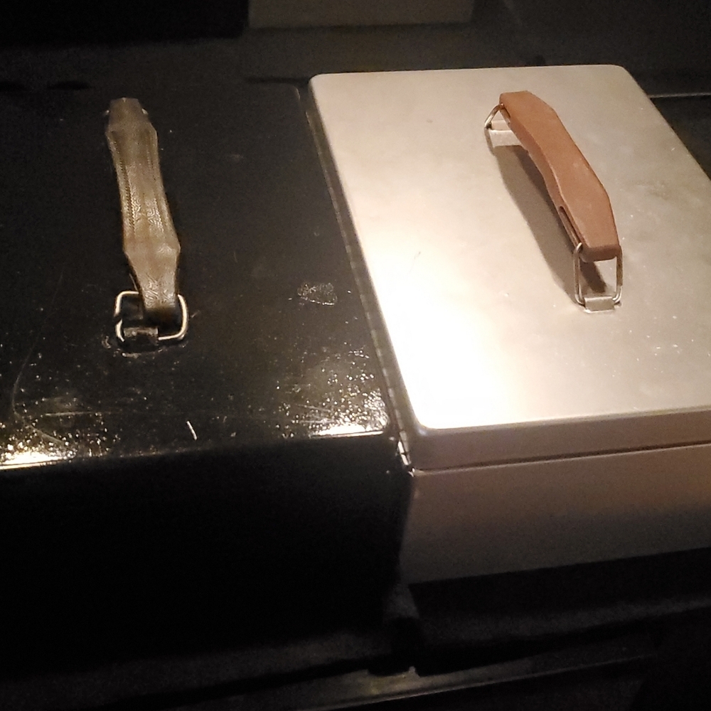 Vintage Rockaway Cash Box Black And Silver